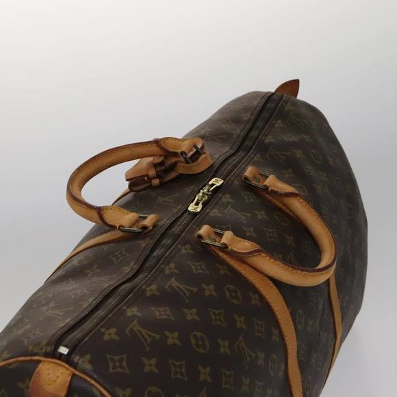 LOUIS VUITTON Monogram Keepall 60 Boston Bag M41422 LV Auth 108674 - Picture 6 of 16